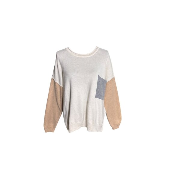 Inherit Women's Colorblock Pullover Sweater Size L - Picture 1 of 11